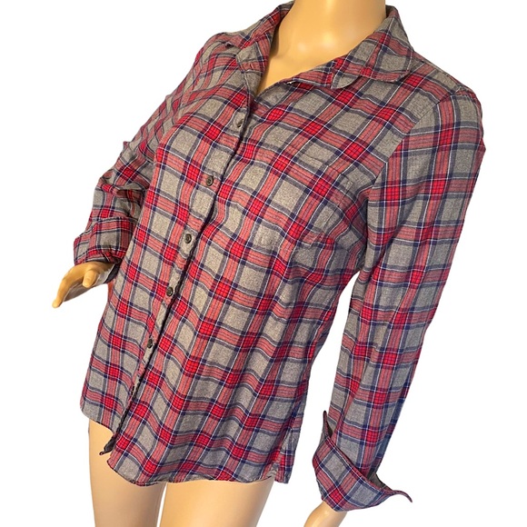 J. CREW  | THE PERFECT SHIRT PLAID BUTTON DOWN  SZ PS - Picture 4 of 16